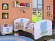 Тумба прикроватная Happy Babies Happy SZN02 Bear, белый/светлая груша на tehnoparc.md Тумба прикроватная Happy Babies Happy SZN02 Bear, белый/светлая груша