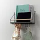 Cuier IKEA Akerbruk 42x12x26cm, negru/natural