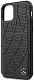 Husă de protecție CG Mobile Mercedes Perforated Leather Back for iPhone 11 Pro Max, negru