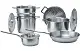 Set vase de gatit Franke A di Alessi (112.0500.078), inox pe tehnoparc.md Set vase de gatit Franke A di Alessi (112.0500.078), inox