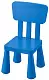 Детский стульчик IKEA Mammut, синий