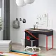 Masă de birou IKEA Micke 105x50cm, antracit/roșu