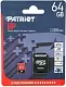 Карта памяти Patriot EP Series MicroSDXC V30 + SD adapter, 64GB