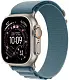Умные часы Apple Ultra 3 Natural Titanium Case with Light Blue Alpine Loop - Medium, MEWM4