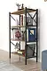 Etajeră Fabulous 4 Shelves Metal, pin/negru