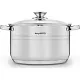 Set vase de gătit Konighoffer Bari Silver 6pcs, inox pe tehnoparc.md Set vase de gătit Konighoffer Bari Silver 6pcs, inox
