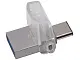 Flash USB Kingston DataTraveler MicroDuo 128GB, argintiu