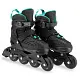 Role Spokey Matty 35-38, negru/turcoaz pe tehnoparc.md Role Spokey Matty 35-38, negru/turcoaz
