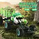 Радиоуправляемая игрушка Crazon Oversize Wheel Dinosaur Truck, зеленый