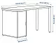 Письменный стол IKEA Anfallare/Alex 140x65см, бамбук/белый