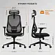 Scaun de birou SENSE7 Moyo, negru