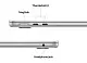 Laptop Apple MacBook Air MW0W3RU/A (13.6"/M4/16GB/256GB), argintiu