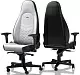 Scaun de birou Noblechairs NBL-ICN-PU-WBK, alb/negru