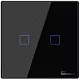 Întrerupător smart Sonoff Smart Wall Switch TX Series 2 Gang EU Wi-Fi, negru