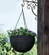Цветочный горшок Keter Hanging Sphere Planter, антрацит