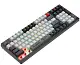 Tastatură Bloody WS98, gri/alb