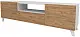 Tumbă pentru TV Fabulous 46x140cm, alb/pin