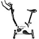 Bicicletă fitness Spokey Onego, alb/negru