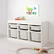 Стеллаж с контейнерами IKEA Trofast 99x44x56см, белый