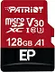 Карта памяти Patriot EP Series MicroSDXC V30 + SD adapter, 128GB