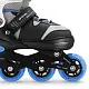 Роликовые коньки Spokey Trixie 39-42 (944632), черный/синий на tehnoparc.md Роликовые коньки Spokey Trixie 39-42 (944632), черный/синий