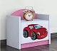 Тумба прикроватная Happy Babies Happy SZN02 Fairy Car, белый/розовый