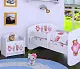 Тумба прикроватная Happy Babies Happy Animals with Hearts, белый на tehnoparc.md Тумба прикроватная Happy Babies Happy Animals with Hearts, белый