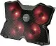 Stand laptop Promate AirBase 3, negru/roșu