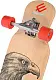 Skateboard Enero Eagle 1015484, negru/lemn