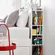 Кровать IKEA Brimnes Lonset 160x200см, белый