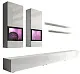 Living Helvetia Meble Baros №10 2.7m, alb/alb lucios