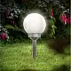 Lampă de grădină Saska Garden 1034010, alb/argintiu