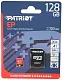 Card de memorie flash Patriot EP Series MicroSDXC V30 + SD adapter, 128GB