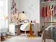 Masă de birou IKEA Malm cu tablie culisantă 151x65cm, alb