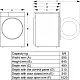Maşină de spălat rufe Hisense WF3S8045BW3, alb