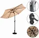 Umbrelă de gradină Costway NP11522BE, bej
