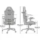 Scaun gaming Jet Explore Jet Gray F, gri