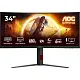Монитор Aoc CU34G4, черный