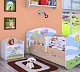 Тумба прикроватная Happy Babies Happy SZN02 Flower And Butterfly, белый/светлая груша на tehnoparc.md Тумба прикроватная Happy Babies Happy SZN02 Flower And Butterfly, белый/светлая груша