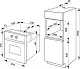 Электрический духовой шкаф Hansa BOES68465, черный