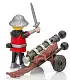 Set jucării Playmobil Knight With Cannon