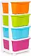 Контейнер для игрушек Modern Home PJJCBS0012-04B, цветной