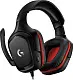 Căşti Logitech G332 Stereo Gaming Headset, negru/roșu
