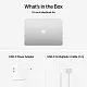 Laptop Apple MacBook Air MW1G3RU/A (15.3"/M4/16GB/256GB), argintiu