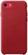Чехол Apple iPhone SE 2020 Leather Case, красный