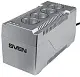 Стабилизатор напряжения Sven VRF1000320W4P, серый на tehnoparc.md Стабилизатор напряжения Sven VRF1000320W4P, серый