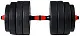 Гантель FunFit Dumbbell Set 2x20кг, черный/красный