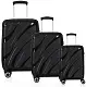 Set de valize CCS 5223 Set, negru