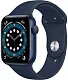 Smartwatch Apple Watch Series 6 44mm, carcasă din aluminiu albastru, curea tip sport