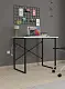 Masă de birou Fabulous 60cm, alb/negru